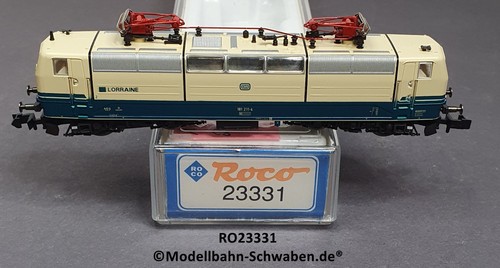 Locomotora eléctrica Roco 233331 N BR181 211-4 Lorraine, DB, embalaje original | Condition: Gebraucht
