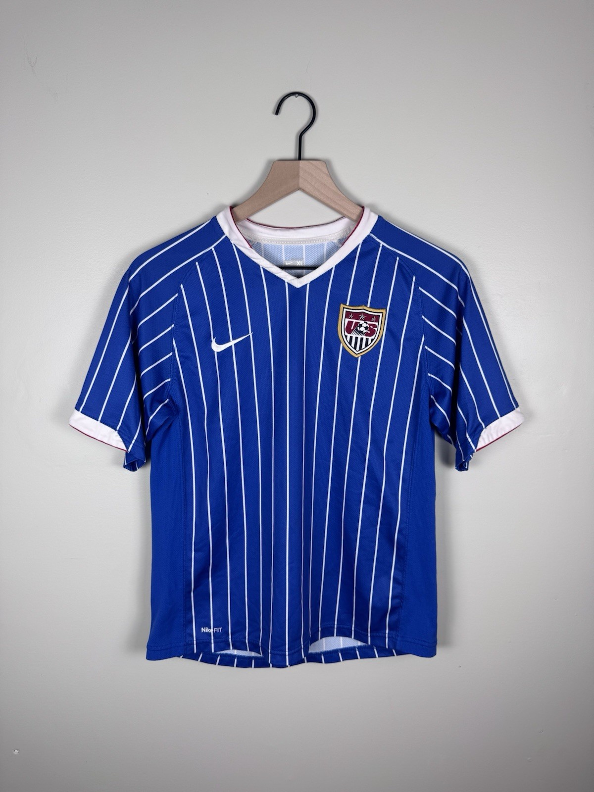 USA 2007 Copa America Jersey | Vintage Soccer Jersey Youth XL - 18 x 24