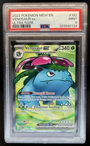 2023 Pokemon SV 151 Venusaur ex #182/165 PSA 9