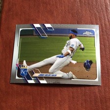 2021 Topps Chrome Baeball Card Jorge Soler Kansas City Royals #210
