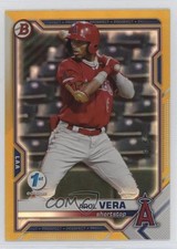 2021 Bowman Draft 1st Edition Yellow Foil 16/75 Arol Vera #BD-181 0xa2