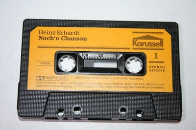 MC Musikkassette Tape - Heinz Erhardt- Noch´n Chanson - Karussell