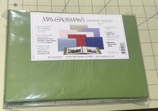 Mrs. Grossman's Favorite Albums 5x7 Scrapbook 20 Pgs Basil Bonus Stickers