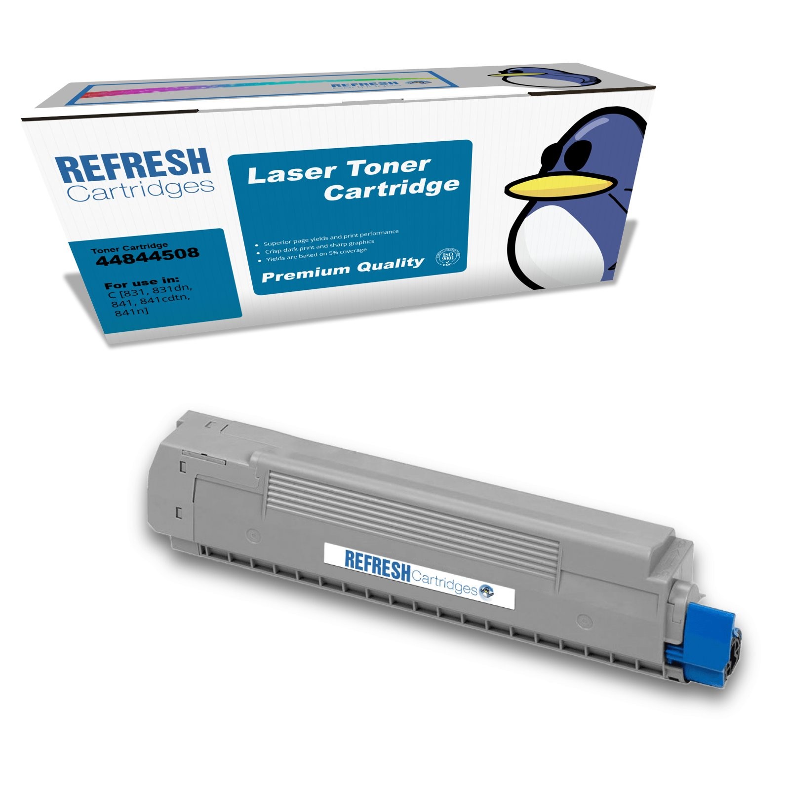 Refresh Cartridges Black 44844508 Toner Compatible With OKI Printers
