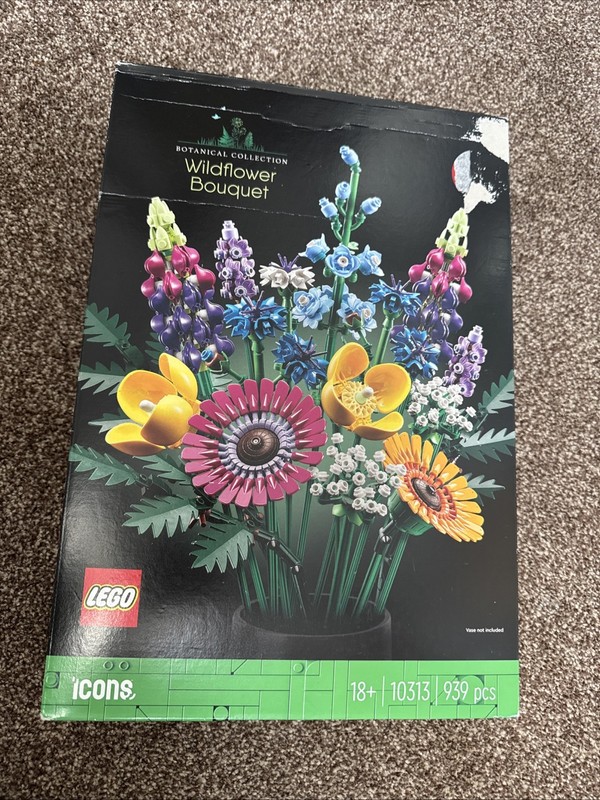 LEGO 10313 Botanical Collection Wildflower Bouquet Building Set Brand New Sealed
