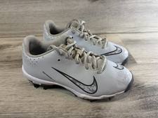 Nike Hyper Diamond 6 Keystone Big Kids Softball Cleats Gray Size 1Y FZ0919-002