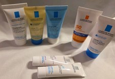 La Roche Posay 7 Item Mini Bundle Cleansers, Sun Protection And Moisturizers