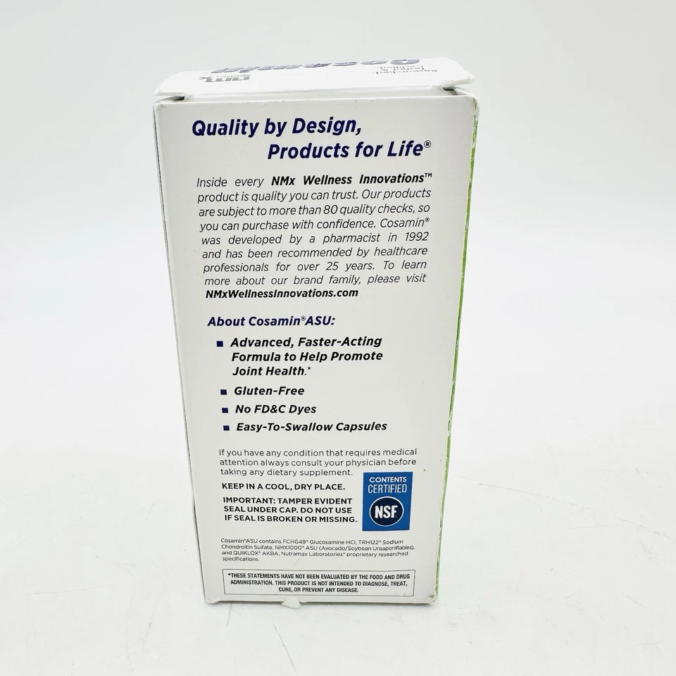 Cosamin ASU Cápsulas Salud Articular - 90 Cápsulas Cada Una Exp 05/2027 Foto 2 de 4