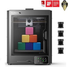 ELEGOO Centauri Carbon 3D Printer, FRONT SWITCH, 500mm/s, 256x256x256mm Build