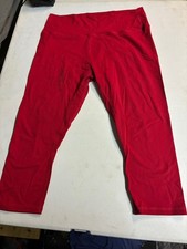 Zyia Activewear Mid-Rise Crop Leggings Pants Stretch Womens 20 