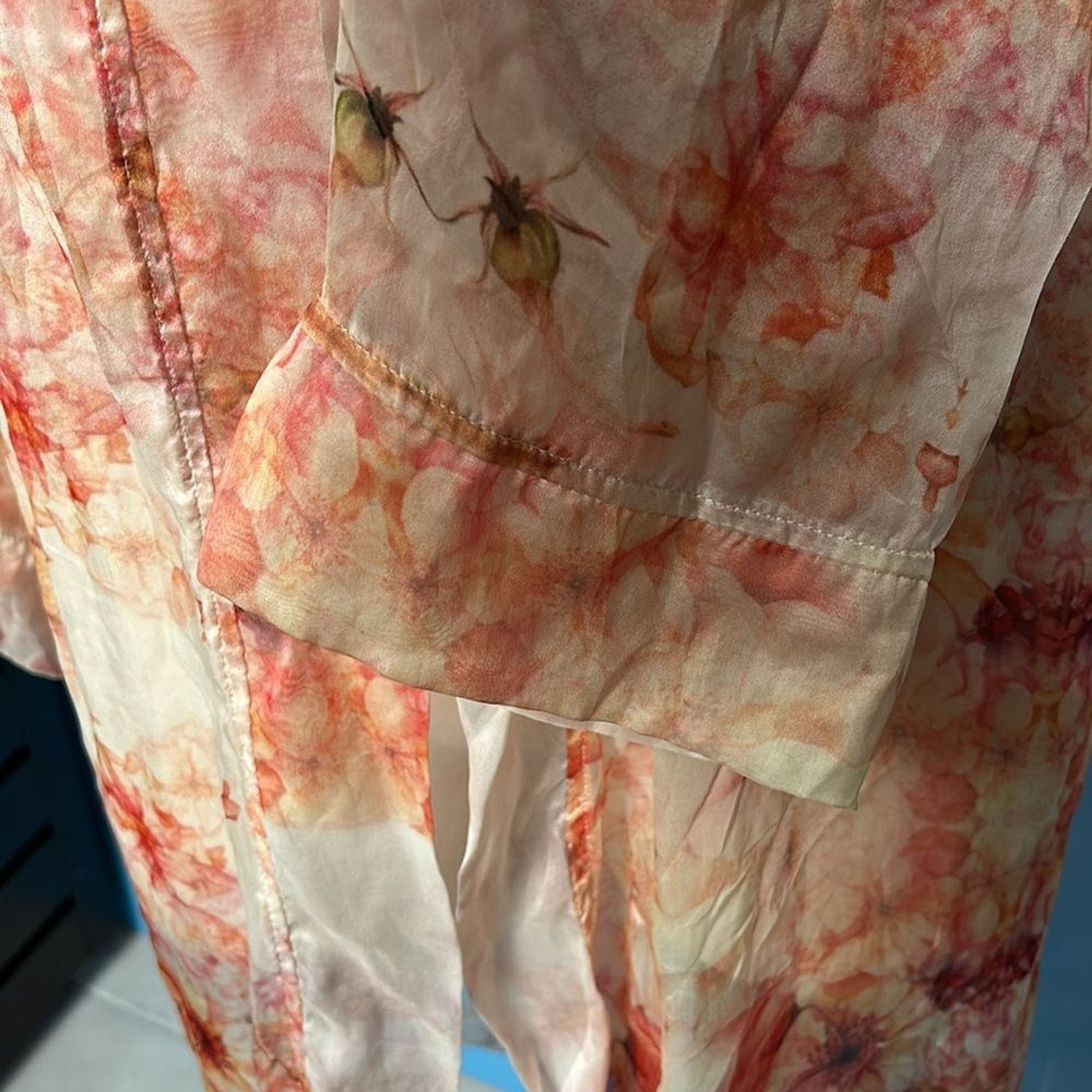 Betsy Moss Terry Duster Kimono: Chiffon oversized… - image 7