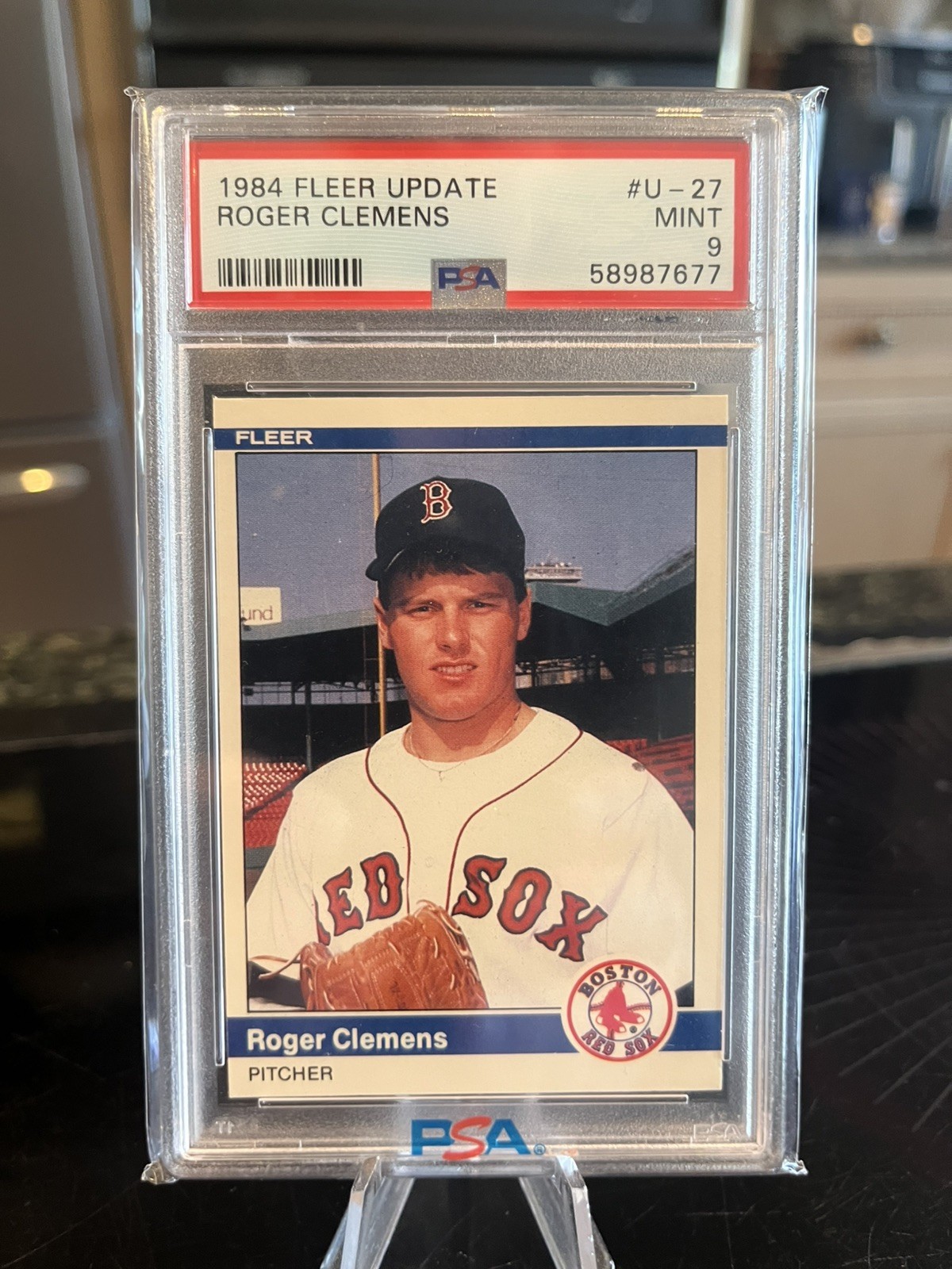 1984 Fleer Update Roger Clemens #U-27 Rookie Card PSA 9 Mint