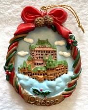 Chateau Frontenac Quebec Canada 3  Christmas Ornament