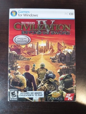 Sid Meier's Civilization IV: Beyond the Sword Expansion Pack PC CD, Box + Manual