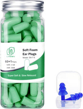 Ultra Soft Foam Earplugs for Sleep, 38Db SNR Noise Cancelling Ear Plugs for Slee
