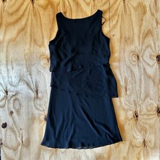 Vintage Ultra Dress New York Tiered Ruffle Mini Dress - Size 8