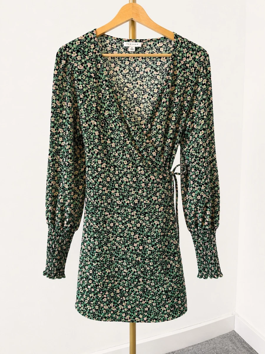 Topshop Green Wrap Dresses for sale | eBay UK