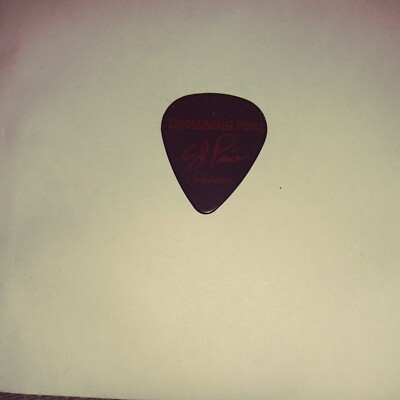 Drowning Pool Logo & Signature 2023 Concert Tour Black GUITAR PICK