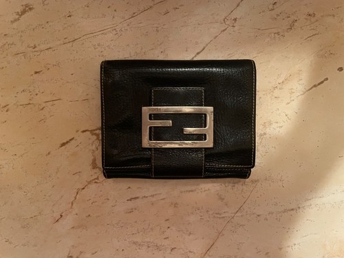 fendi black wallet