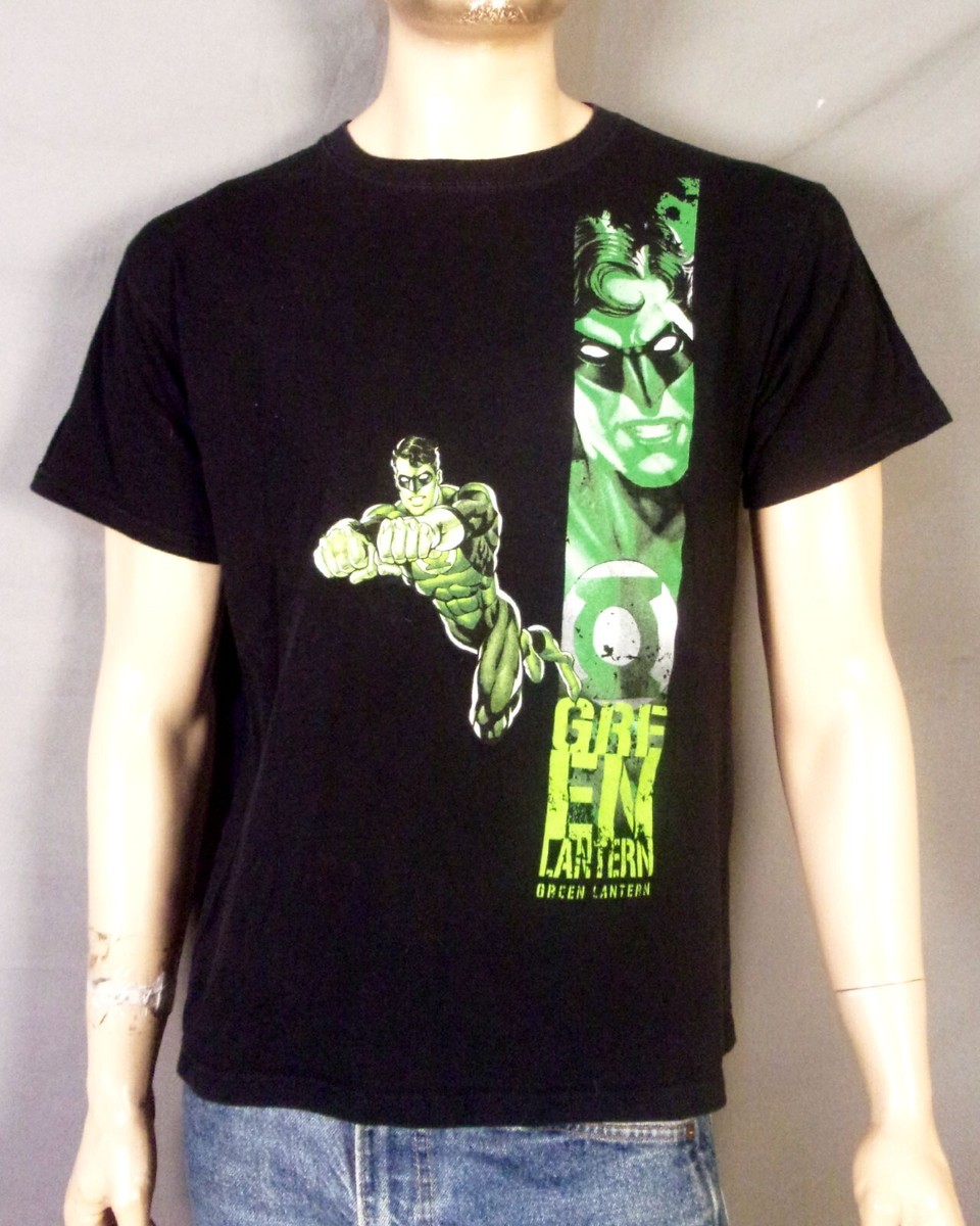 vintage 90s 00s Y2K rare Six Flags DC Comics Green Lantern T