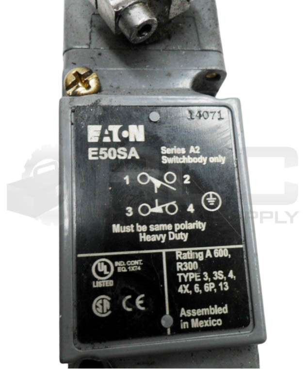 EATON E50SA /A2 SWITCH BODY W/ E50DL1 /A1 OPERATOR HEAD | eBay