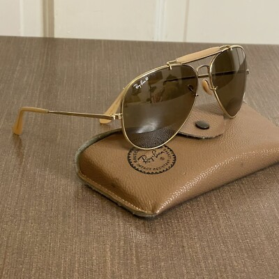 Vintage 80s Ray Ban B&L The General 62MM Gold 50th Vintage 80s Ray Ban B&L The General 62MM Gold 50th