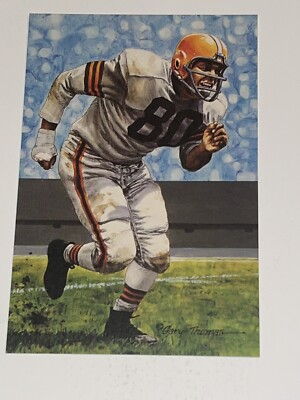 Len Ford Legend Hall Of Fame Legend UNSIGNED GOAL LINE ART GLA CARD