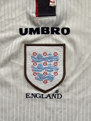 ENGLAND 1998 1999 HOME FOOTBALL SHIRT SOCCER JERSEY UMBRO sz XXL