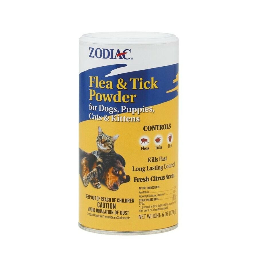 Zodiac Flea and Tick Powder for 6oz Online limited product Free Cats Seattle Mall Shippin Dogs