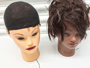 2 CliC Mannequin Head Courtney & Destiny 11"