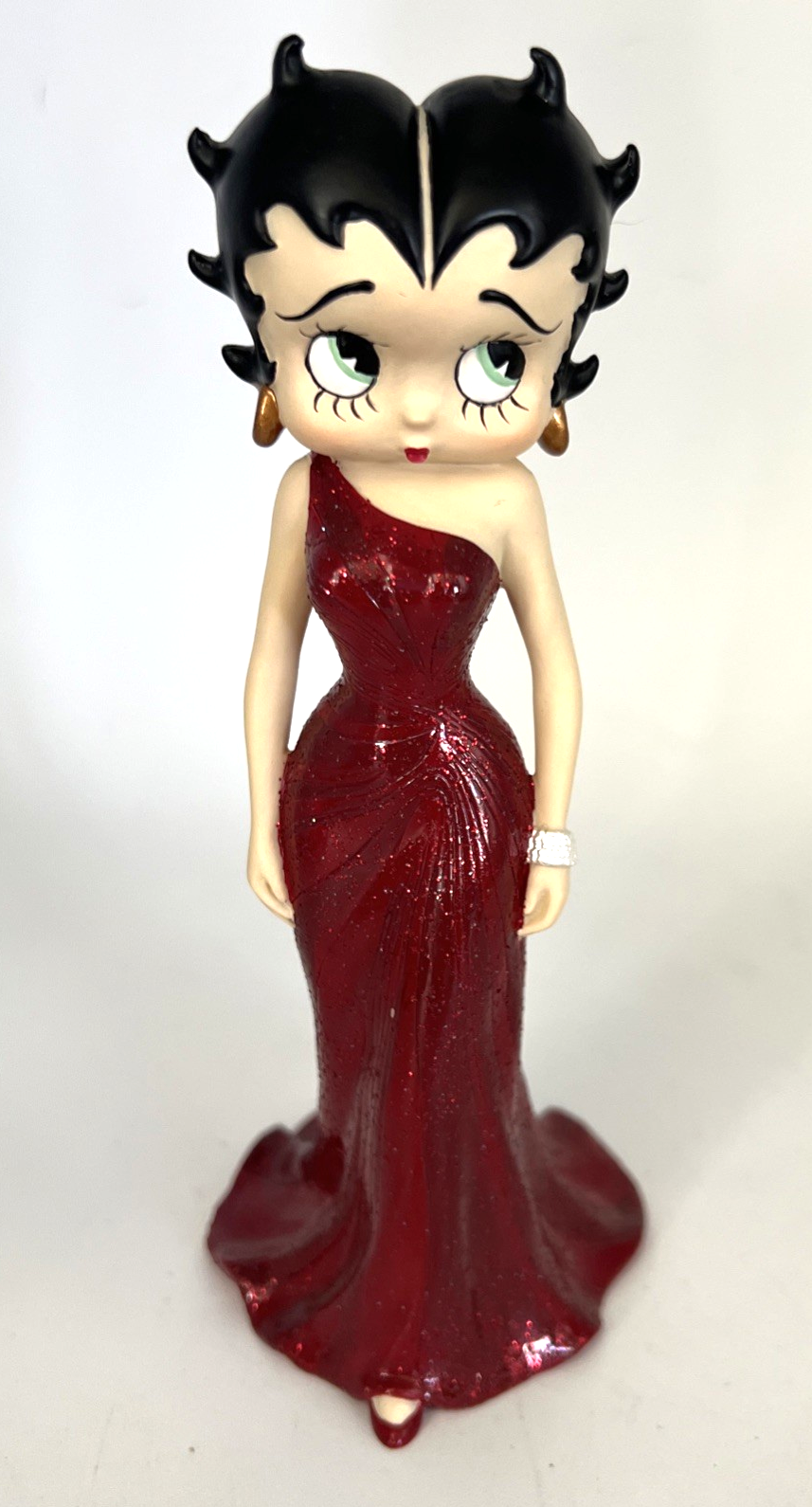 Vintage Betty Boop Lady in Red Figurine by Westland 2001 – 6.5 Inches Tall Red Dress Collectible