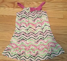 NWT Gymboree Girl  s 4 Zebra Chevron Hearts Gymmies Sleepwear Night Gown PJs Pink