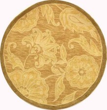 Safavieh Chelsea LIGHT BROWN 3' X 3' Round Area Rug - HK156A-3R