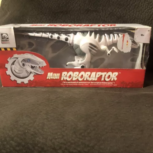 WowWee Robotics Mini RoboRaptor Robot Dinosaur NIB 14” Dinosaur Walks Forward