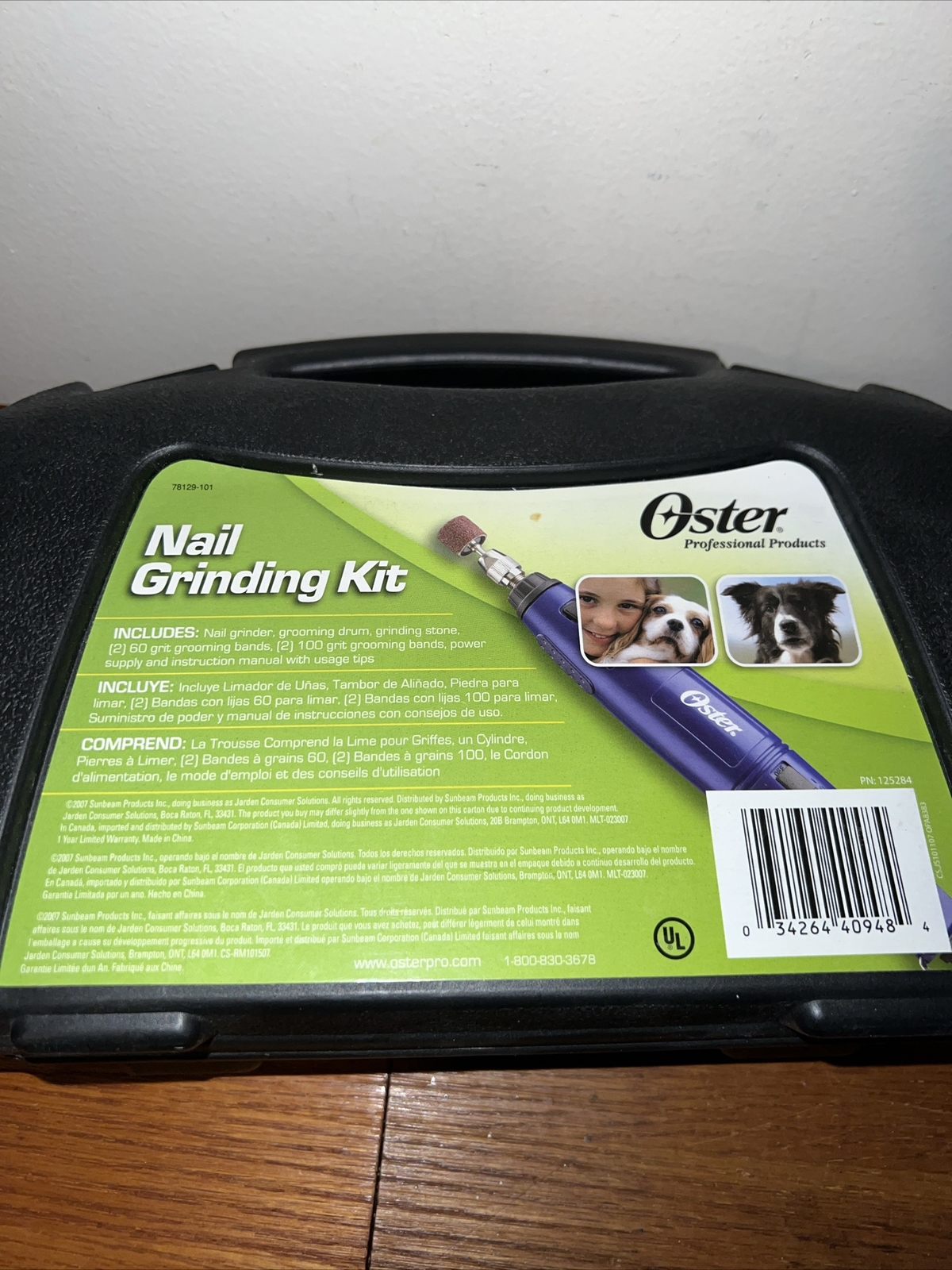 OSTER Nail Grinder Kit Variable SPEED Dog & Cat PET Nail Trimmer eBay