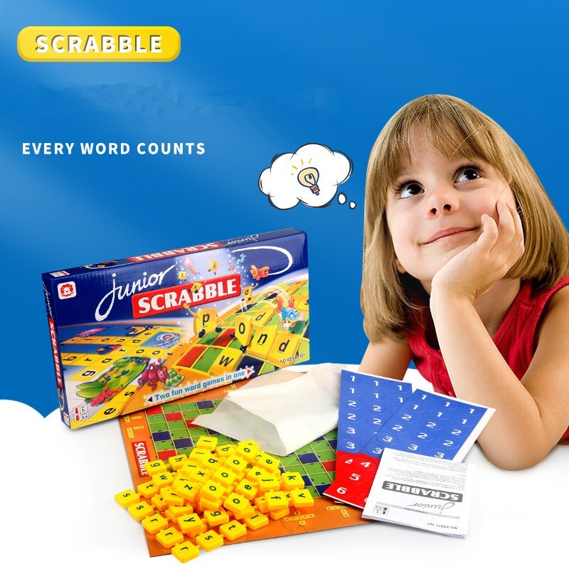 キッズ・ファミリー SCRABBLE Amazon.com: Hasbro Gaming Scrabble Junior Board Game | 2-4