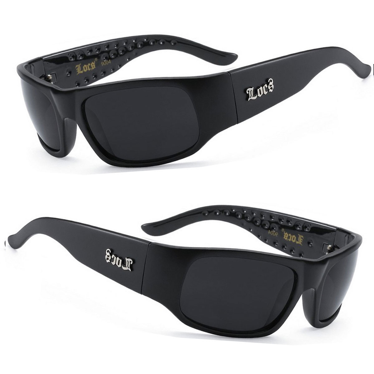 Rétro Locs Autentico Cholo Motociclista Occhiali Da Sole Og - Foto 6