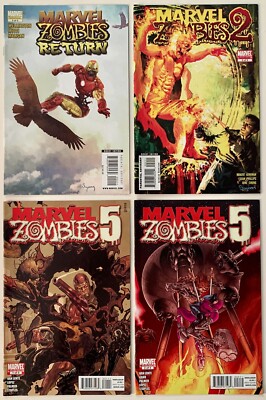 Marvel Zombies 2, 5, Return - Halloween Horror Comics Lot of 4 - Disney+ Show
