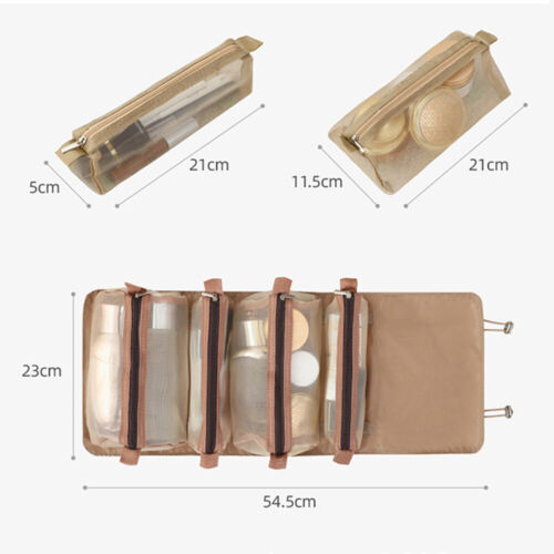4 in 1 Reise Kosmetik Make-up Tasche Toilette Hängen Organizer Aufbewahrung Etui Tasche - Bild 2 von 7