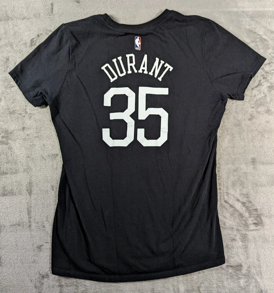 Camisa Golden State Warriors Mujer Grande Gris Nike Dri-Fit The Town Kevin Durant Foto 2 de 4