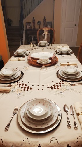 Ajustes de lugar de 4 piezas vintage Mabel (repujado) de Noritake - Imagen 11 de 13