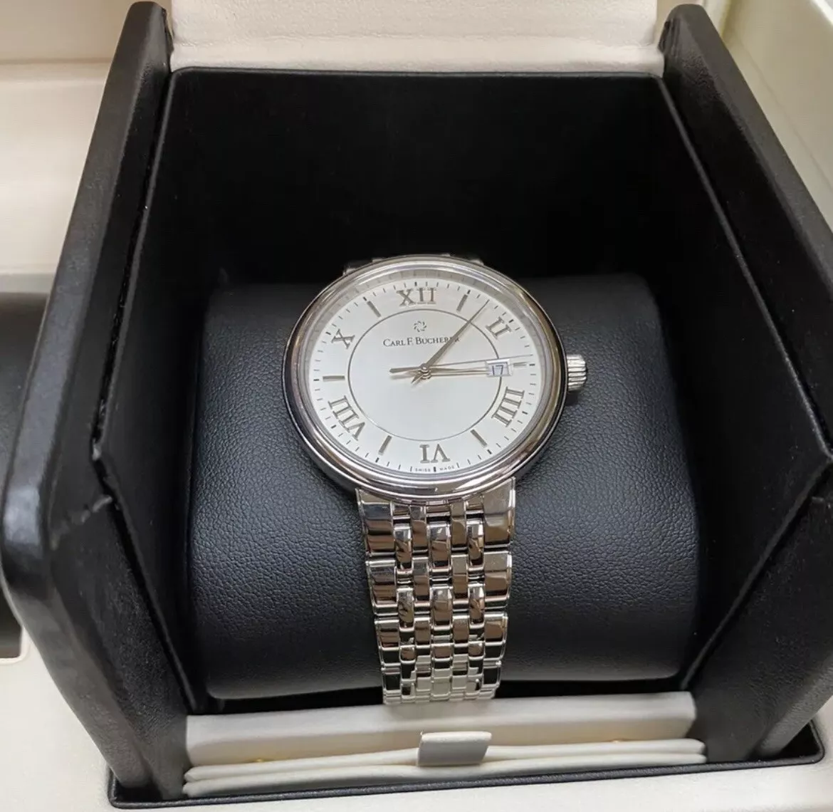Carl F.Bucherer Adamavi 10314.08 Automatic Date Steel 38mm Watch