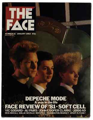 The Face Magazine No 21 January 1982 Depeche Mode Rik Mayall Vic Goddard Soft