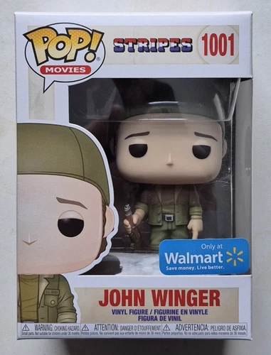 Mint in Mint Box Funko Pop Movies Stripes John Winger - Walmart (Exclusive) #100