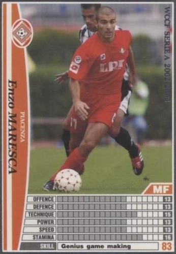 2002-03 Panini WCCF Italy World Cup Team Vincenzo Montella Roma