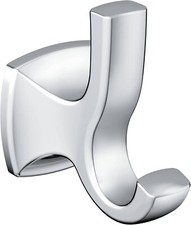 NIB Moen Voss Double Robe Hook in Chrome YB5103CH