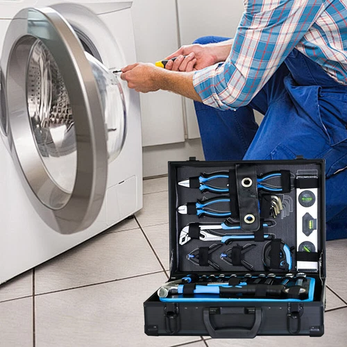 247-PCs Home Tool Kit,Combined Maintenance Tool Suitcase, Hand General Tool Box - Picture 8 of 14