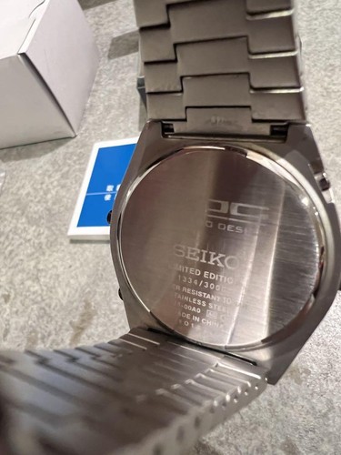 SEIKO Giugiaro SBJG001 Limited to 3000 Quartz Men's Watch Good - Picture 9 of 24
