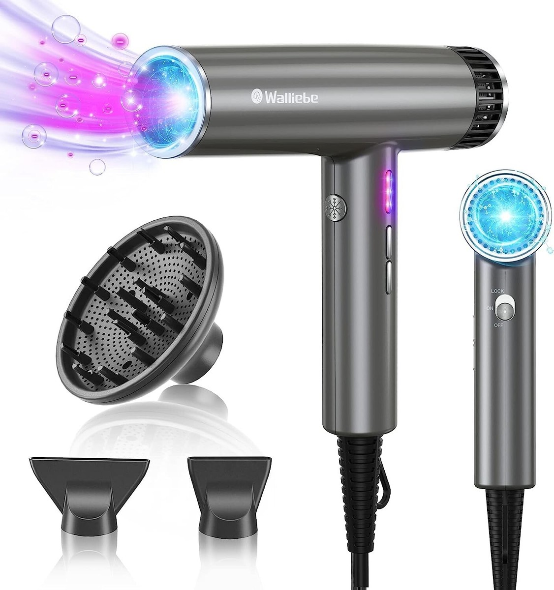 Blow Dryer, Professional Hair Dryer with Negative-Ion,105000RPM