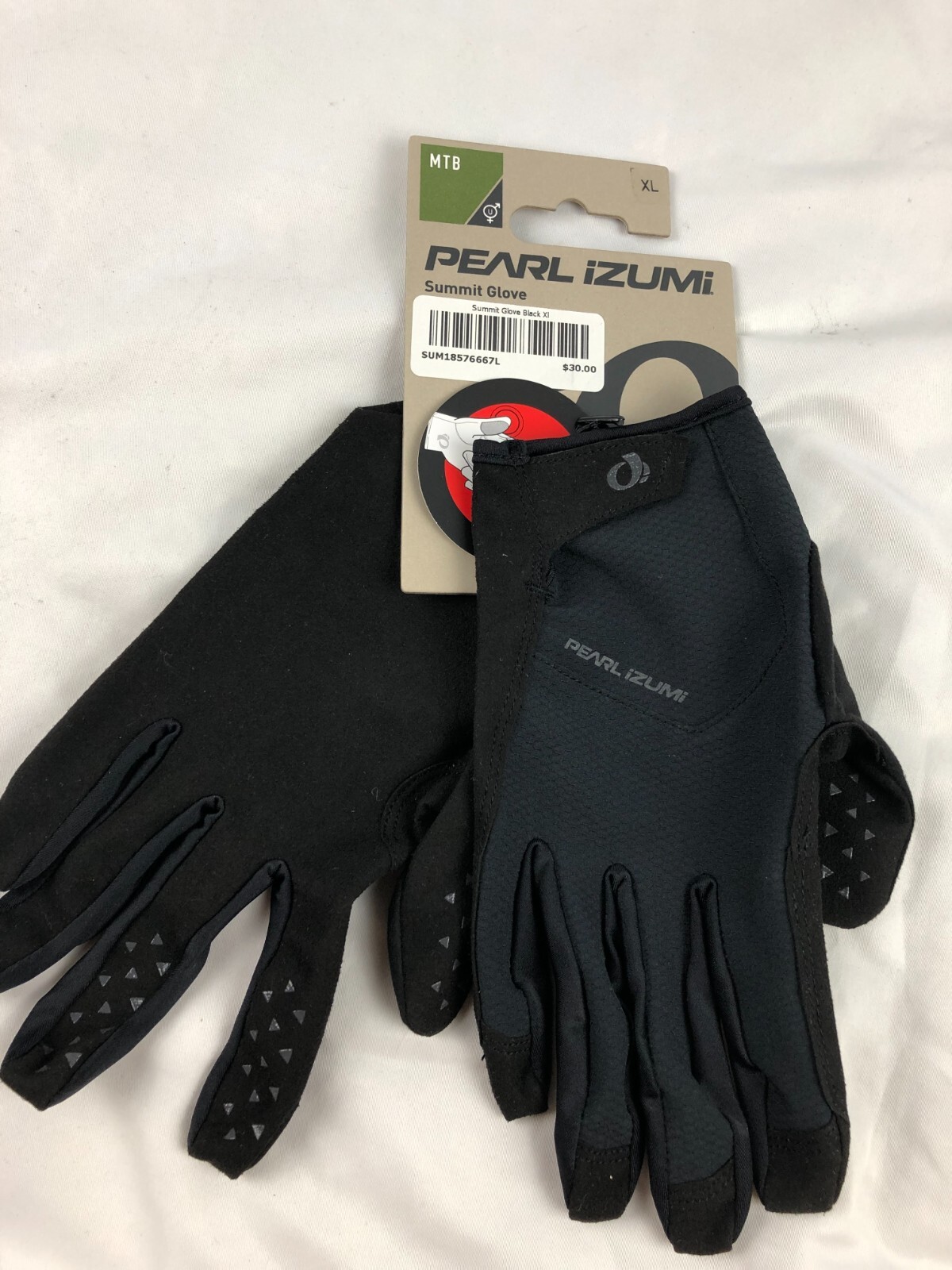 Pearl Izumi Summit Unisex Full Finger Glove SIZE LXL Black